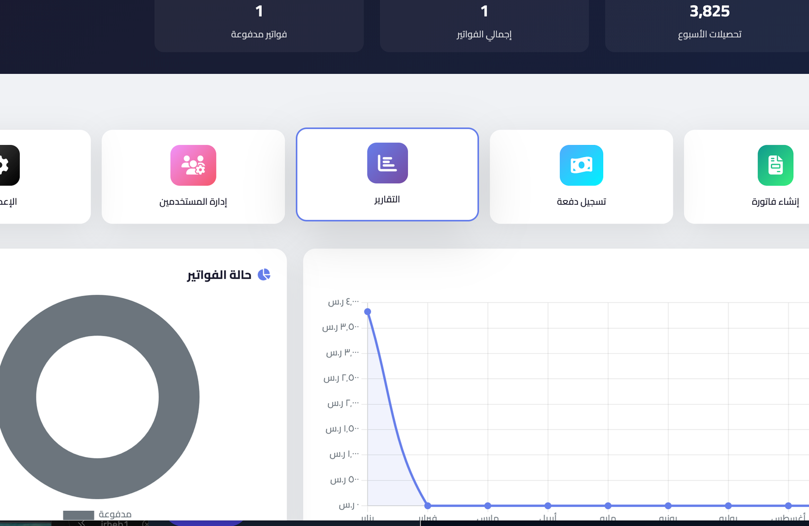 لقطة شاشة لنظام مدار - إدارة المدارس